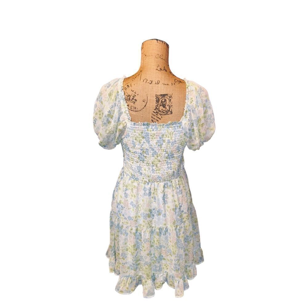 Madden NYC Floral Sun Mini Dress Womens Sz. Large - Picture 2 of 4